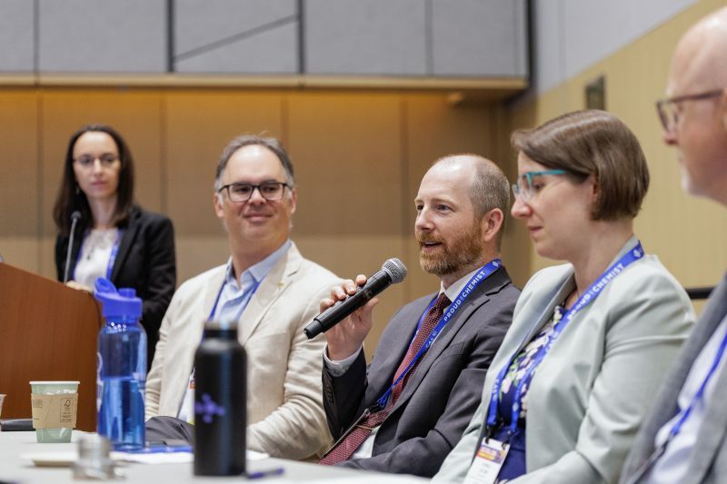 Panelists: Adelina Voutchkova, ACS (Moderartor); Fernando Rosario Ortiz, University of Colorado-Boulder/Executive Editor ES&T; Ryan Jorn, NSF; Andrea Jacobs, CAS; and Chris Huett, BASF.