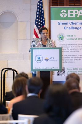 Meredith Williams, Director of the California Department of Toxic Substances Control, gave the evening's Keynote address.