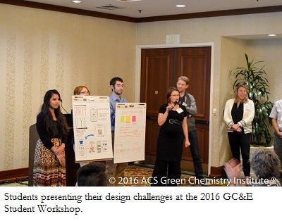 2016 GC&E Student Workshop: The Design Challenge