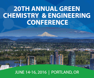Addie's Picks for the 20th Annual Green Chemistry & Engineering Conference