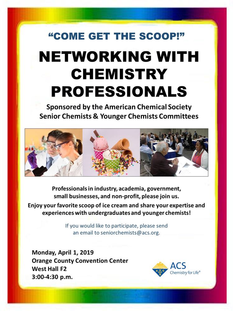 COME GET THE SCOOP! Networking with Chemistry Professionals in Orlando