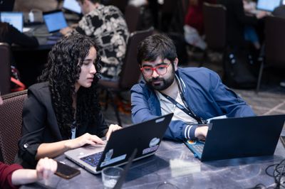 Teams of students collaborated on a toxicology-focused project during the AI Hackathon